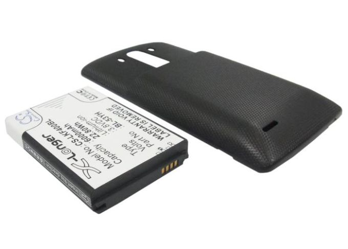 Batteri till LG G3 mfl - 6.000 mAh - Svart