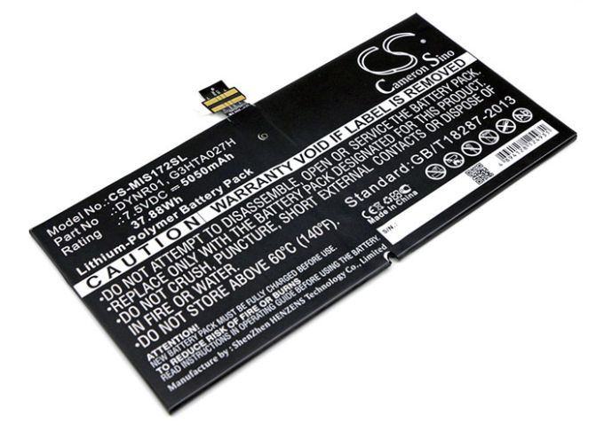 Batteri till Microsoft Surface 4 mfl - 5.050 mAh
