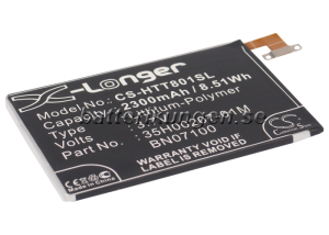 Batteri till HTC One LTE 2.300 mAh mfl