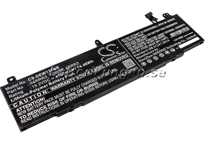 Batteri till Dell Alienware 13 R3 mfl - 4.900 mAh