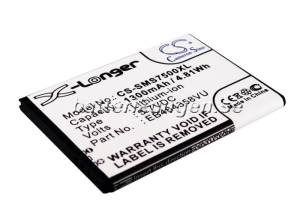 Batteri till Samsung Galaxy Ace Plus mfl - 1.300 mAh