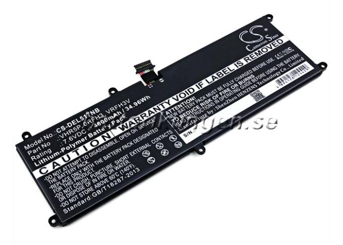 Batteri till Dell Latitude 11 5175 mfl - 4.600 mAh